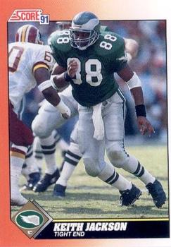Keith Jackson Philadelphia Eagles 1991 Score NFL #371